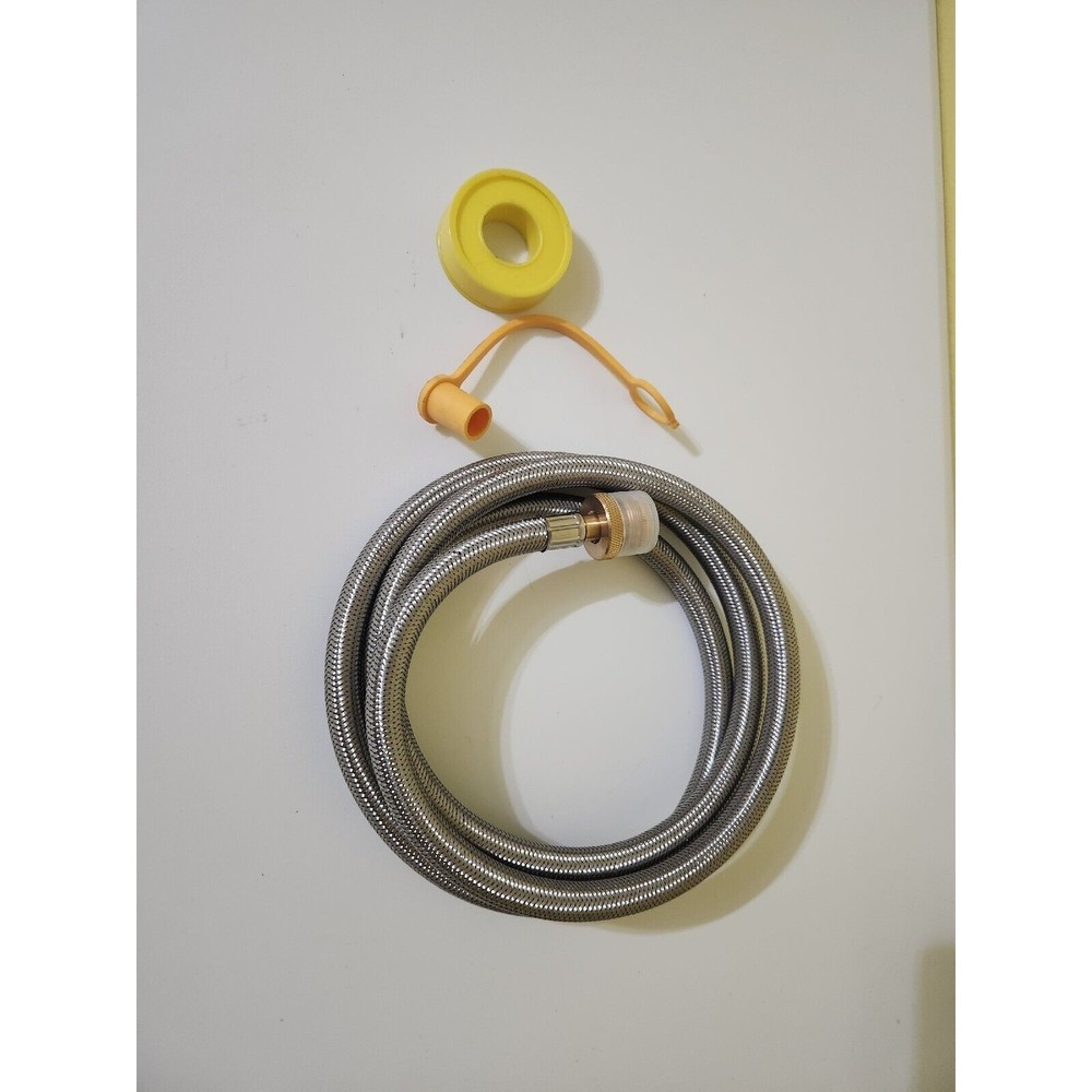 CircleCord 6 FT Stainless Steel Braided Propane Adapter Hose,1Lb to 20Lb Propane